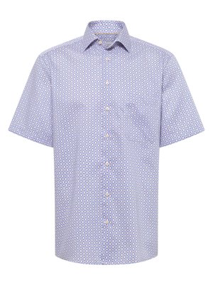 Short-sleeved-shirt-with-all-over-print,-Comfort-Fit-