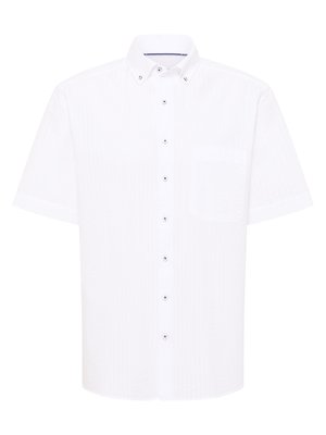 Košile-s-krátkým-rukávem-v-kvalitě-seersucker,-comfort-fit-