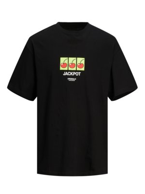 T-Shirt-mit-Print-auf-der-Vorderseite-