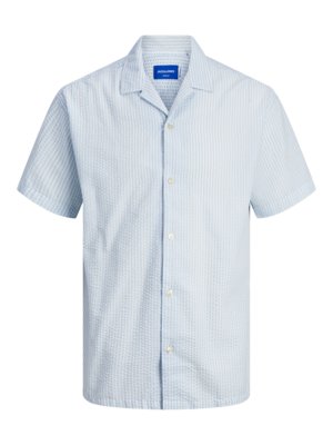 Košile s krátkým rukávem v kvalitě seersucker 