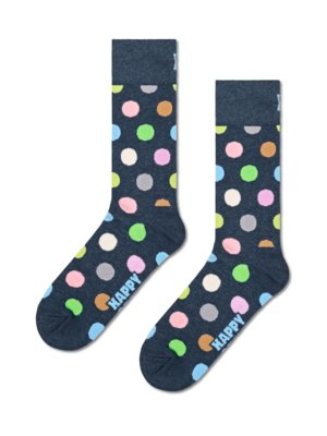 Socks with coloured dots 