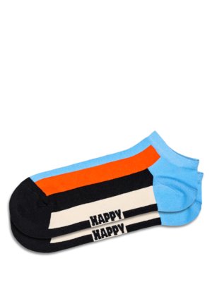 Trainer socks with striped pattern 