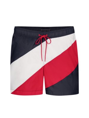 Swimming-shorts-with-wide-stripe-design-
