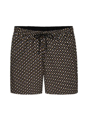 Swim shorts with all-over logo print 