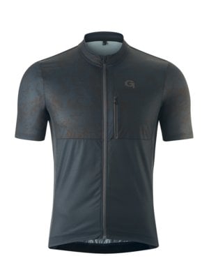 Cycling jersey with zip pocket, full zip  