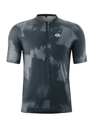 Cycling shirt Vedello with half zip and stretch 