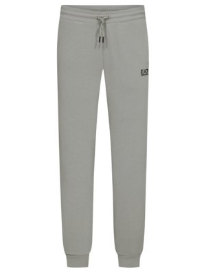 Jogging bottoms with mesh stripe on the side 