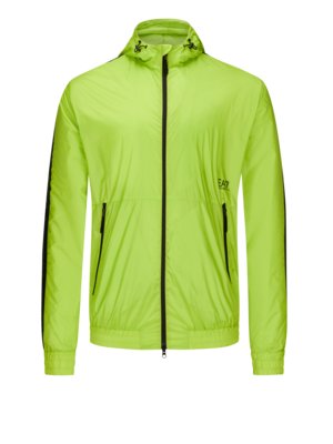 Lightweight padded jacket with contrasting stripes