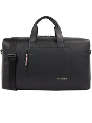 Medium-sized duffel bag with piqué texture 