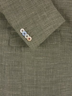 Sakko aus einem Wollmix mit Stretch, Soft Linen 