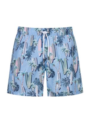 Swimming shorts with all-over print 