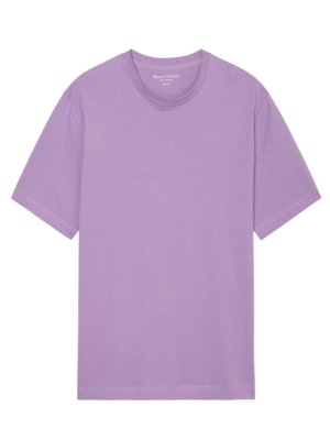 T-Shirt-aus-Baumwolle-mit-Rückenprint-