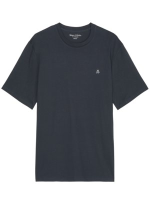 T-Shirt-aus-Baumwolle-mit-Logo-