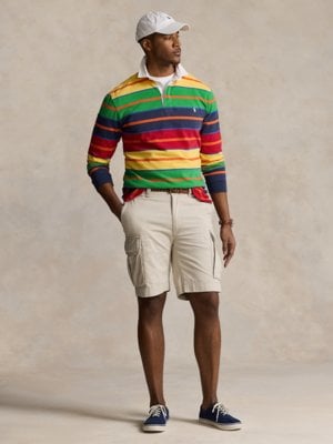 Rugbyshirt-aus-Baumwolle-mit-Streifen-Muster-