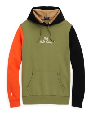 Hoodie with camouflage back 