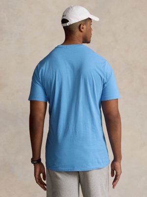 T-Shirt-in-Jersey-Qualität-mit-Label-Schriftzug-