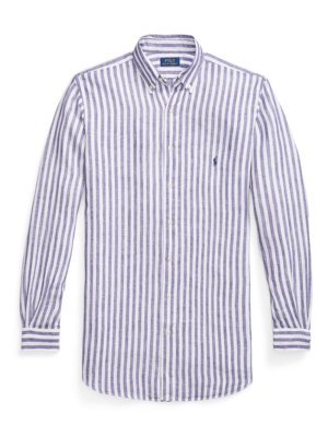 Linen-shirt-with-striped-pattern