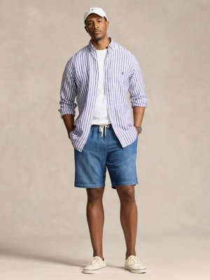 Linen-shirt-with-striped-pattern