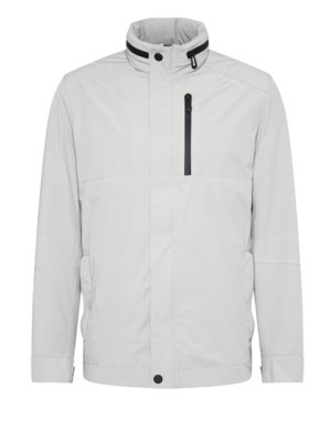 Lightweight functional jacket with hood in the collar, Rainseries 