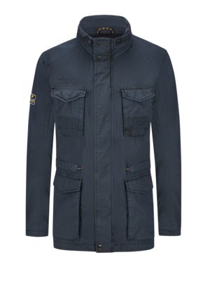 Cotton blouson in a washed look 