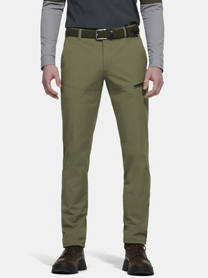 Trekking pants with stretch content
