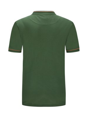 Poloshirt-mit-Stehkragen-in-Piqué-Qualität,-Tracht