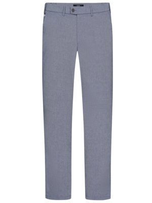 Chino kalhoty Thilo s drobným vzorem a pružným pasem 