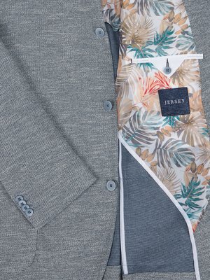 Traditional jacket Elon made of mixed textured fabric, Modern Fit 