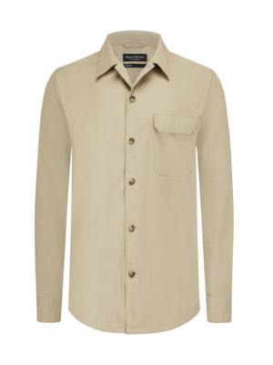 Overshirt in a soft cotton blend