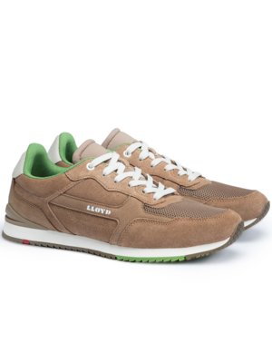 Trainers Egilio made of nubuk leather with variable footbed
