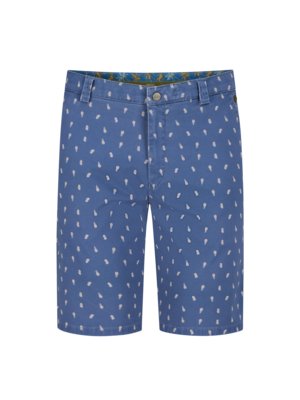 Shorts with pineapple pattern