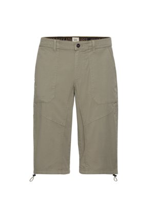 Capri shorts with elastic waistband