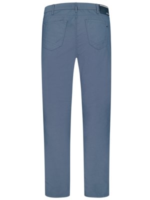 Five-pocket-trousers-in-delicate-textured-fabric,-Hi-Flex