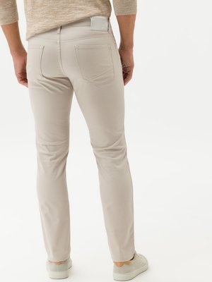 Kalhoty s pěti kapsami z jemné strukturované tkaniny, materiál Hi-Flex