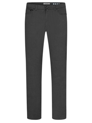 Kalhoty s pěti kapsami, vzorem finelinerů a podílem strečových vláken, Modern Fit