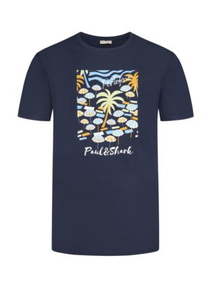 T-shirt-with-palm-print