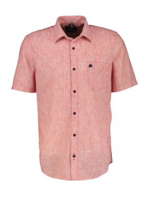 Short sleeve shirt with a striped pattern 