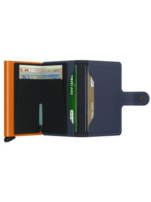 Wallet with snap fastener and Cardprotector