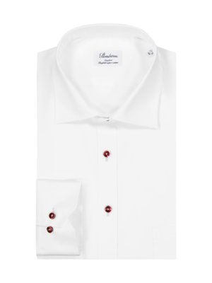 Shirt in two-fold super cotton, Comfort  