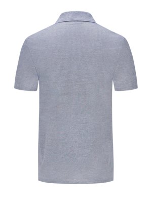 Polo-tričko-z-lehké-bavlny-s-decentními-proužky-