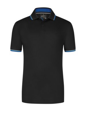 Piqué polo shirt in functional fabric, keep-dry