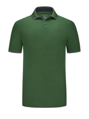 Piqué polo shirt in functional fabric, keep-dry
