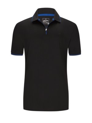 Piqué polo shirt in functional fabric, keep-dry 