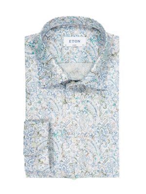 Shirt with paisley print, Classic Fit
