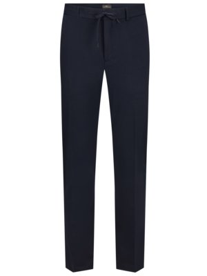 Jersey trousers with drawcord 