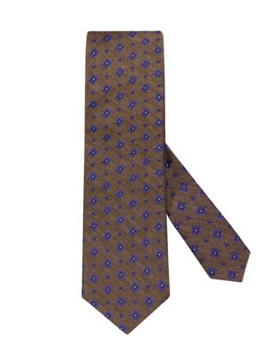 Silk tie with pattern