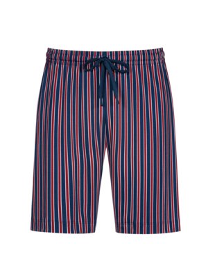 Kurze Pyjama-Hose mit Streifen-Muster 