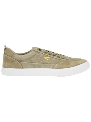 Canvas sneakers with suede 