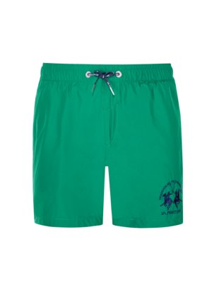 Swimming shorts with embroidered logo 