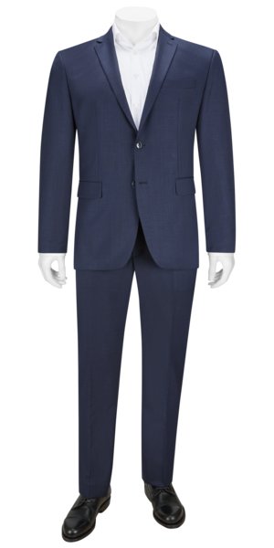Virgin-wool-suit-with-fine-pattern,-Regular-Fit-